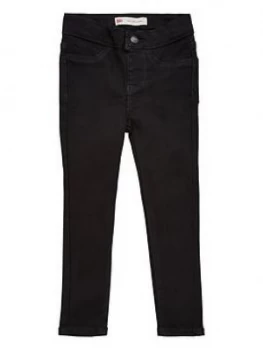 Image of Levis Girls Pull On Denim Jeggings - Black