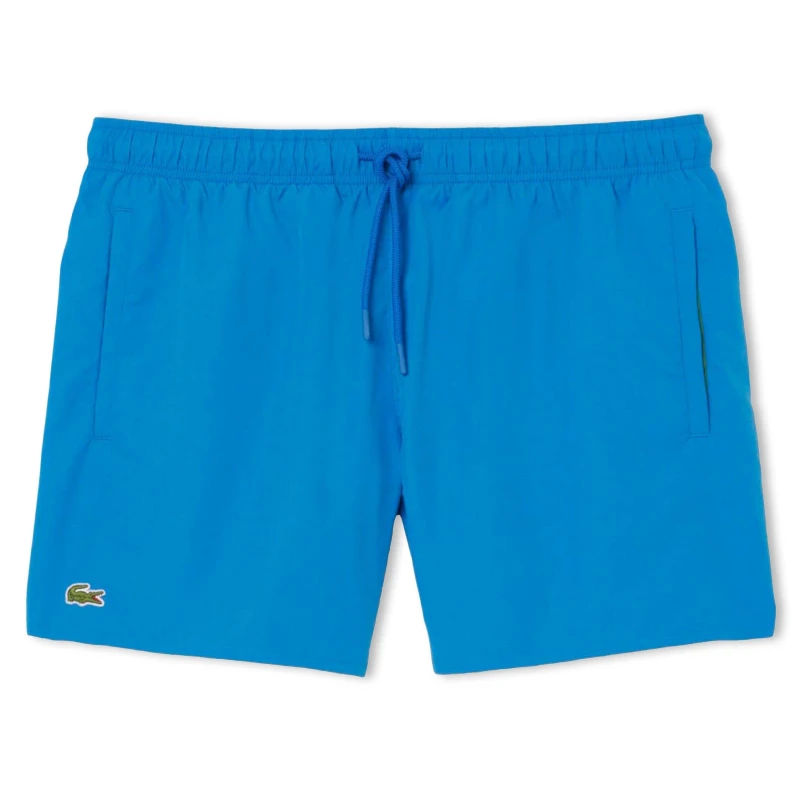 Image of Lacoste Quick-Dry Swim Trunks Blue male M