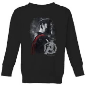 Image of Avengers Endgame Thor Brushed Kids Sweatshirt - Black - 5-6 Years