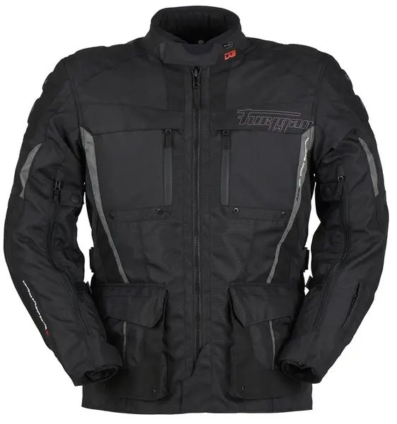 Image of Furygan Brevent 3En1 Jacket Black Gray Size L