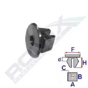 Image of ROMIX Clip RENAULT,HYUNDAI,KIA C60666 8684822000