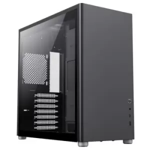 Image of GameMax Spark Pro Black Gaming Case w/ 2x Tempered Glass Windows ATX Modular Design Vertical Airflow Design No Fans inc. USB-C