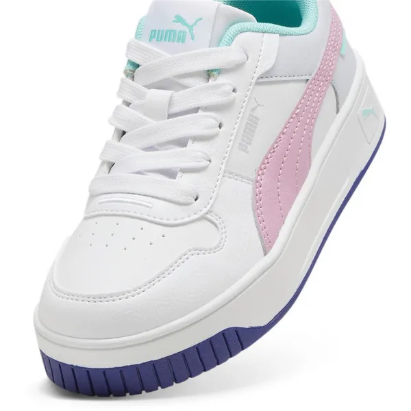 Image of Puma Kid's Girls Carina Street Trainers 02421901100 Size C10 (28) - White