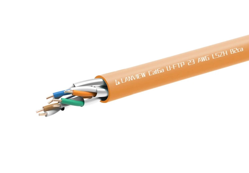 Image of Lanview LVN122153 networking cable Orange 305 m Cat6a