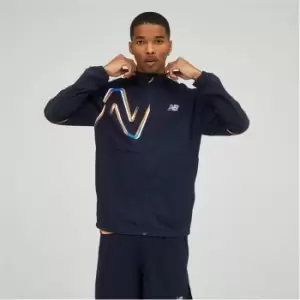 Image of New Balance Impact Jacket Mens - Blue