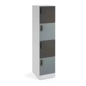 Image of Flux 1700mm high lockers with four doors - digital lock