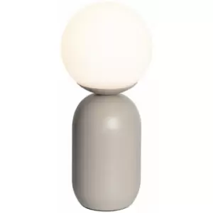 Image of Nordlux Lighting - Nordlux Notti Globe Table Lamp Grey, E14