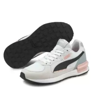 Image of Puma Graviton Junior Girls Trainers - White