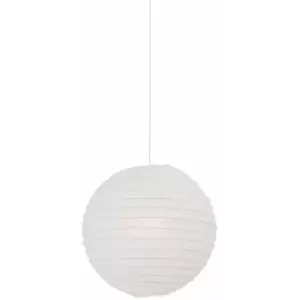 Image of Nordlux Rice Paper 35cm Globe Pendant Ceiling Light White