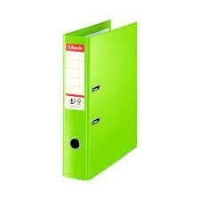 Image of A4 Lever Arch File, Green, 75MM Spine Width, NO.1 Power - Outer Carton of 10