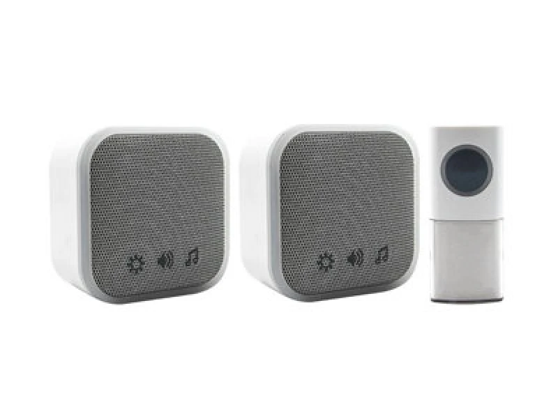 Image of Uni-Com 98476 + 98477GB + W96001 Portable and Plug-In Door Chime S... 98476 + 98477GB + W96001