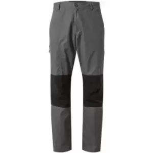 Image of Craghoppers Mens Verve Trouser (28L) (Elephant/Black) - Elephant/Black