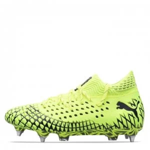 Image of Puma Future 4.1 Netfit SG Football Boots - Yellow Alert/Bl