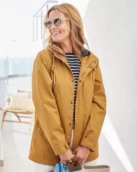 Image of Cotton Traders Moorland Waterproof Coat in Yellow