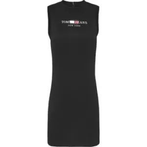 Image of Tommy Jeans Timeless Bodycon Dress - Black