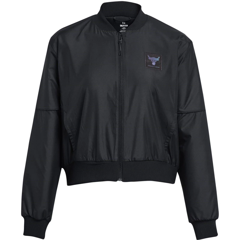 Image of Under Armour Armour Pjt Rck W'S Bomber Jacket Training Womens - Black 8