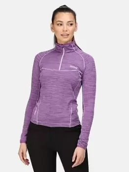Image of Regatta Yonder Fleece - Dark Purple, Dark Purple, Size 8, Women
