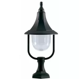 Image of Loops - Outdoor IP44 1 Bulb Wall Ground Pedestal Black Polycarbonate LED E27 100W