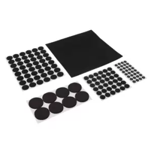 Image of Fixman Self-Adhesive Pads Set 125pce - 125pce Black
