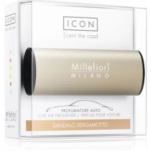 Image of Millefiori Icon Sandalo Bergamotto car air freshener Metallo Matt Bronze
