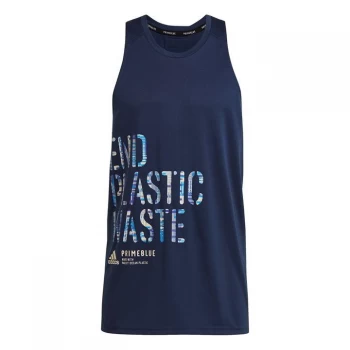 Image of adidas Primeblue Tank Top Mens - Crew Navy