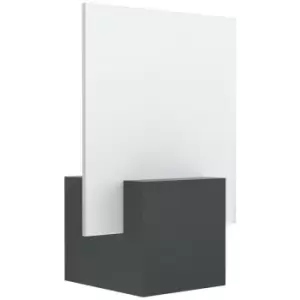 Image of Eglo - Adamello Integrated LED Wall Light Black IP44