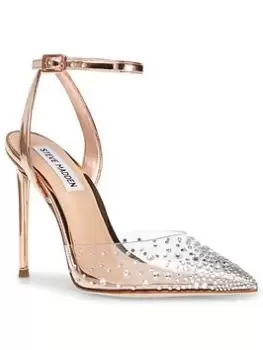 Image of Steve Madden Bridal Revert Heeled Shoe - Rose Gold, Rose Gold, Size 36, Women