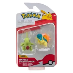Image of Pokemon 2" Battle Figure Pack - Larvitar & Cyndaquil