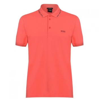 Image of Hugo Boss Golf Paule Polo Shirt Red Size S Men