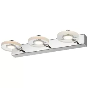 Image of Italux Harmony - Modern LED Wall Lamp Chrome, Warm White 3000K 630lm