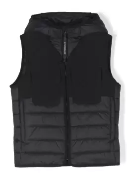 Image of C.P. COMPANY KIDS Padded Sleeve Jacket Black