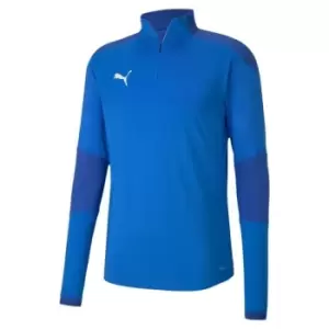 Image of Puma Quarter Zip Training Top Mens - Blue
