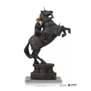 Image of Harry Potter Deluxe Art Scale Statue 1/10 Ron Weasley at the Wizard Chess 35 cm