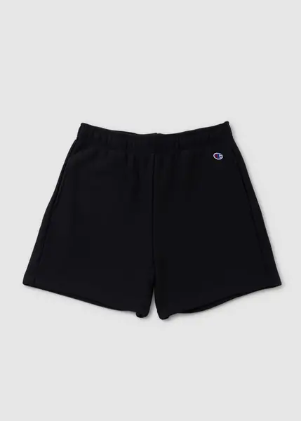 Image of Champion Womens Reverse Weave Fleece Shorts In Black