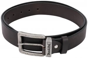 Image of Makita Brown Leather Belt 28" 38"