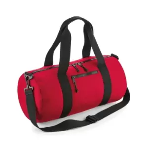 Image of BagBase Recycled Barrel Bag (One Size) (Classic Red)