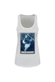 Image of The High Priestess Felis Floaty Vest Top