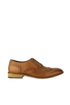 Image of Leather Brogue Oxford Shoes