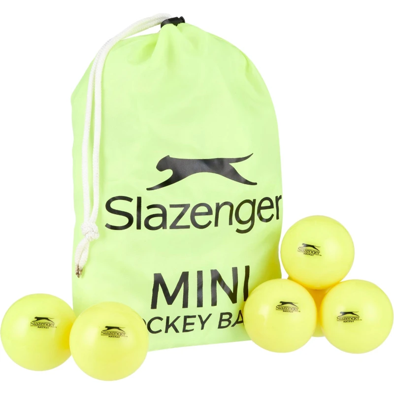 Image of Slazenger Mini Hockey Balls (Set of 12) Yellow unisex One Size