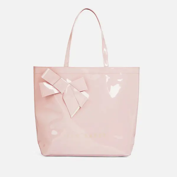 Image of Ted Baker Womens Nicon Knot Bow Large Icon Bag - Pl-Pink Pink female 253163