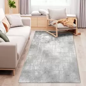 Image of HOMCOM Modeern Abstract Grey Area Rug 230 X 160Cm