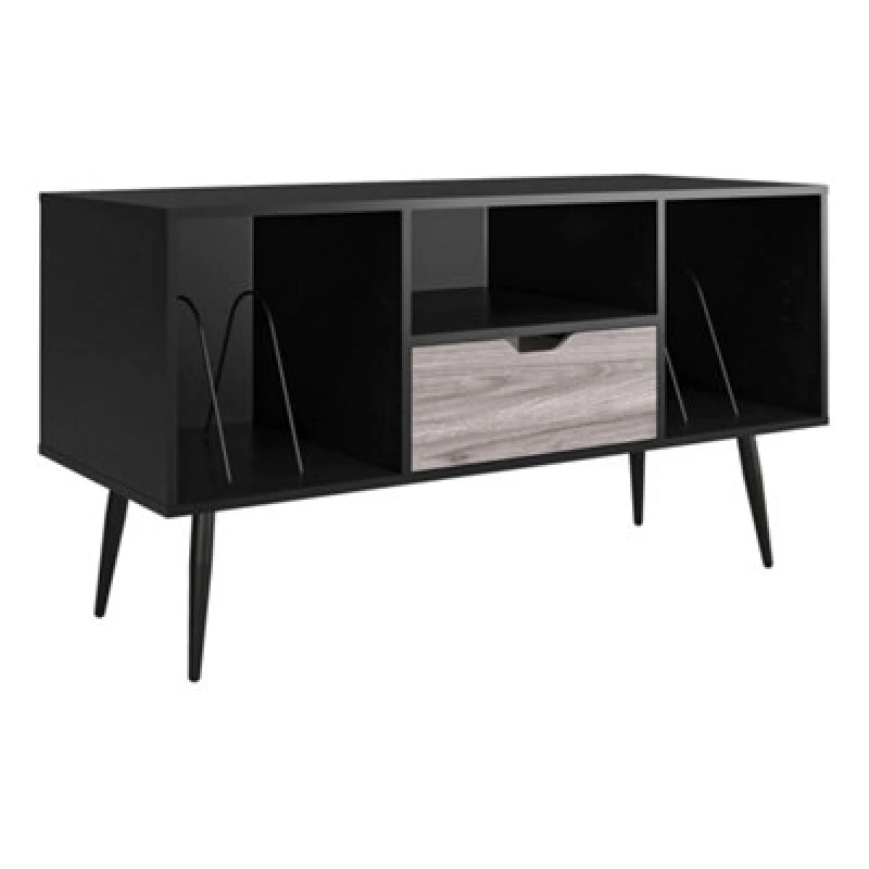 Image of Dorel Copley TV Stand 55" Black Oak, Brown 9692335COMQEUK