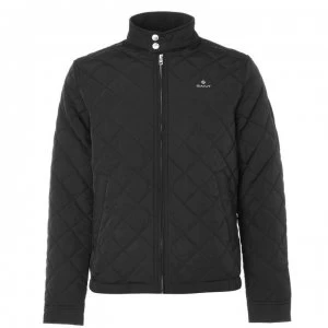 Image of Gant Quilted Wind Cheater Jacket - Black 005