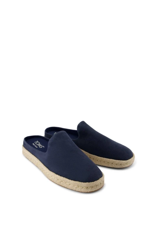 Image of TOMS Mens Santiago Mule in Navy Size: 8 Navy Male 8