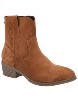 Image of Hush Puppies Iva Ankle Boots - Tan