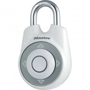 Image of Masterlock Directional Movement Combination Padlock 55mm White Standard