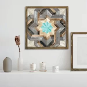 Image of TAH032 Multicolor Decorative Framed MDF Painting