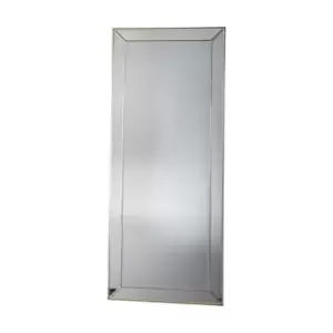 Image of Gallery Direct Petruth Leaner Mirror / Silver