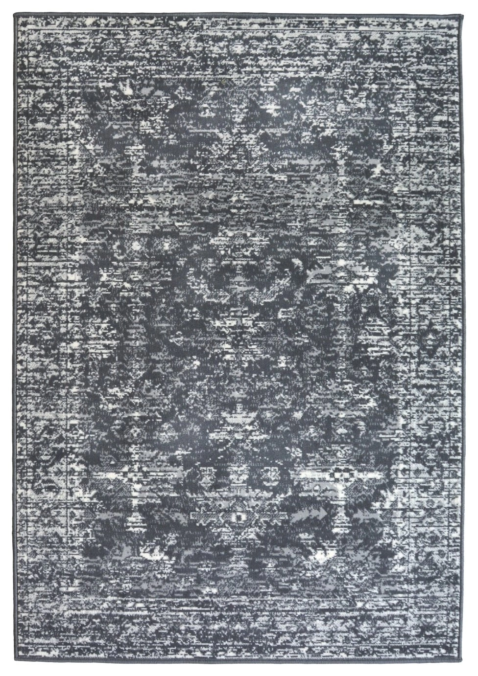 Image of Traditional Style Rug Charcoal 120 x 170cm 100% POLYPROPYLENE PILE