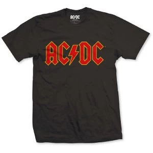 Image of AC/DC - Logo Kids 3 - 4 Years T-Shirt - Black